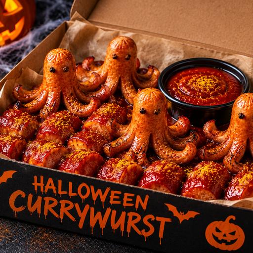 „Monsterkraken &amp; Drachen“ Currywurst